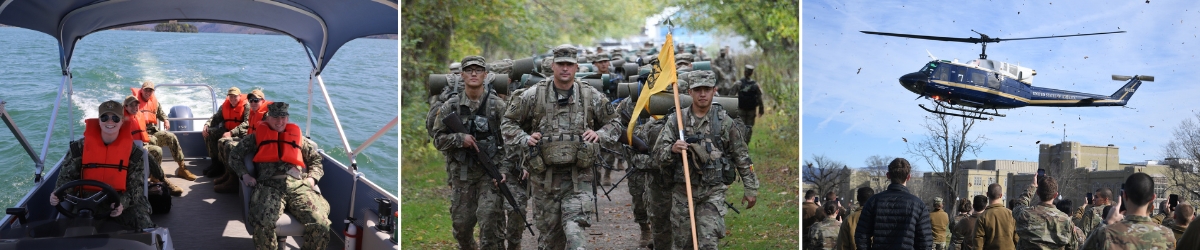 Navy, Army, and Air Force ROTC at VMI.