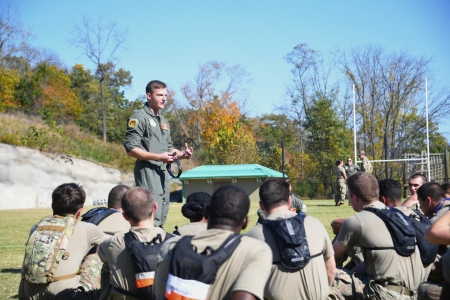 AFROTC Det 880 cadets participate in field training exercises at Virginia Military Institute.