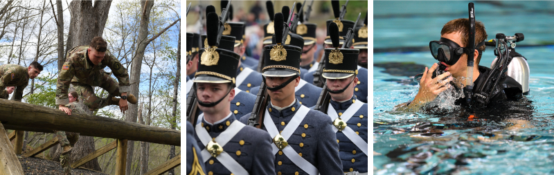 Extra curricular activities for students at VMI