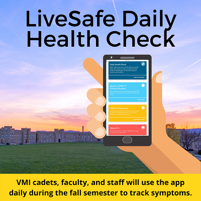 LiveSafe Daily Health Check decorative graphic