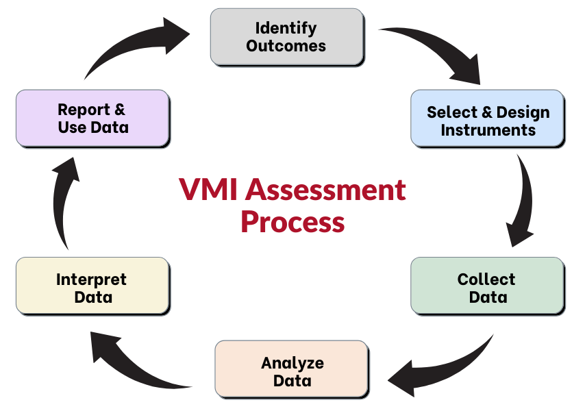 Flowchart depicting assessment process, described in expanding panel below 