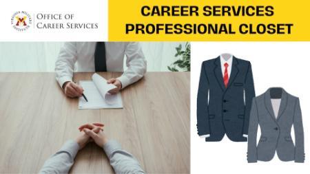 The Professional Closet is available to all cadets needing outfitted for job interviews, networking events, and other career-related events.
