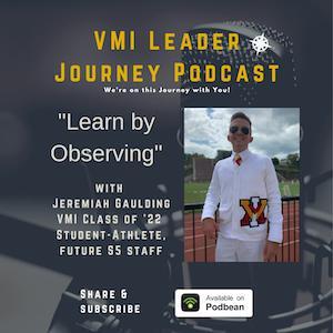 Jeremiah Gaulding '22 Podcast titled Learn by Observing profile image