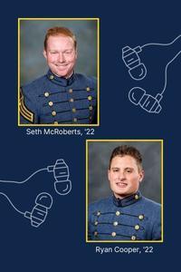 Graduation Profile Photos for Seth McRoberts and Ryan Cooper, '22