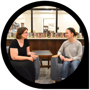 Alexandra “Allie” Sassaman ’22 with Dr. Vera Heuer, associate professor of international studies