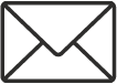 Line icon on envelope