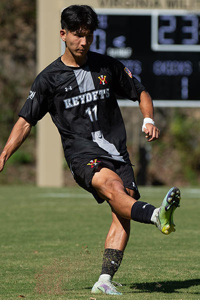 Woongchan on the soccer pitch.