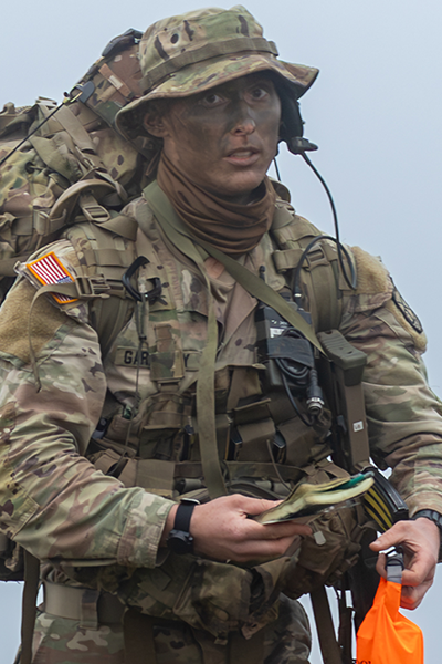 Kevin participates in Exercise Cambrian, photo courtesy of Army ROTC Cadet Command.