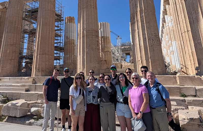 VMI cdets and faculty visit Greece, May 2025 Institute Report.