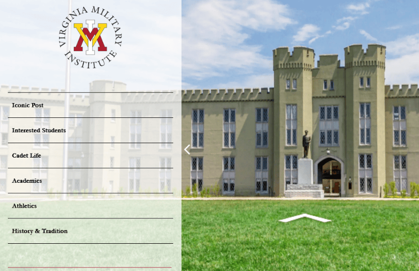 Screenshot of VMI virtual tour opening image.