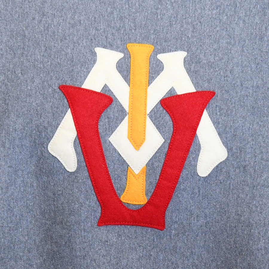 close-up of VMI logo