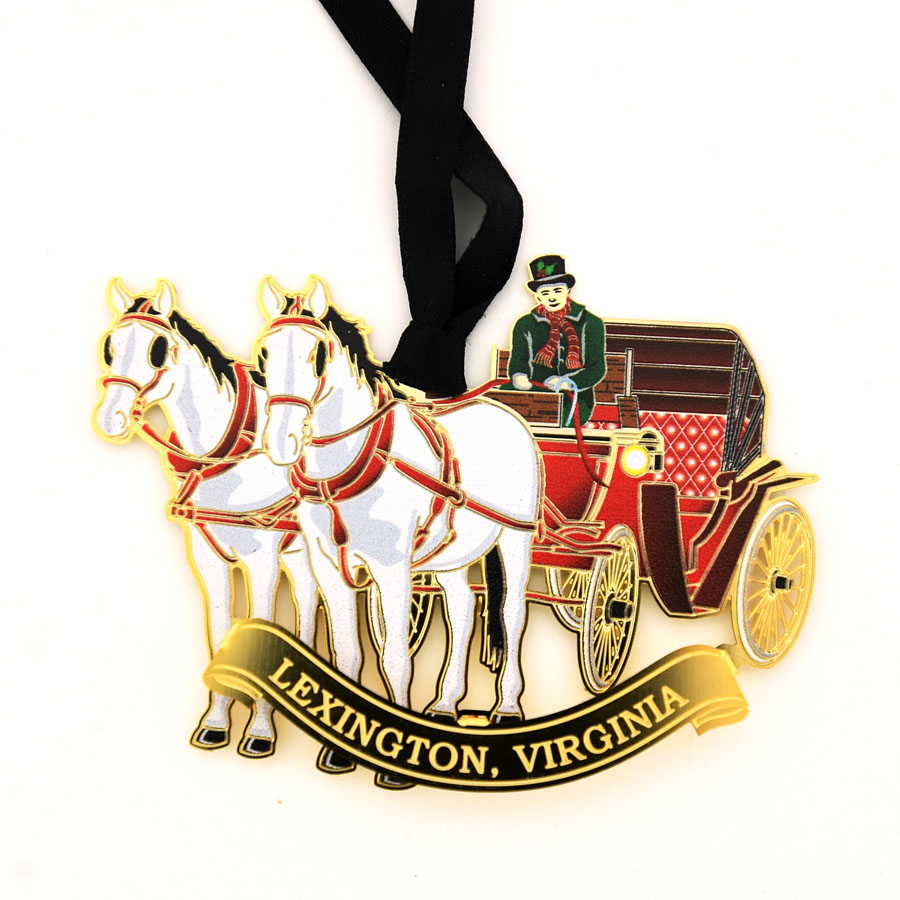 Ornament of horse and carriage