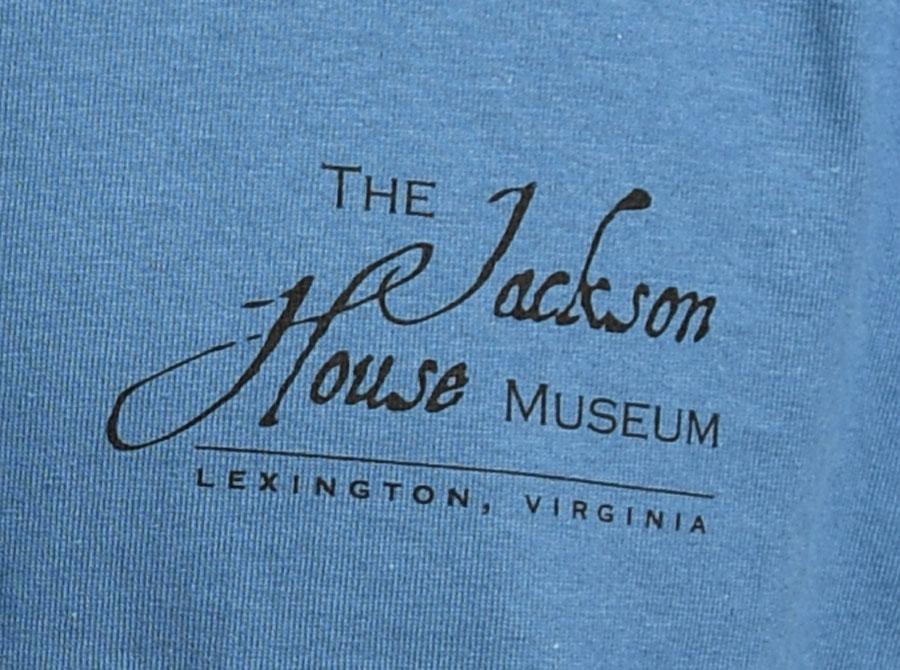 close up of Jackson House Museum logo with Lexington Virginia written out below