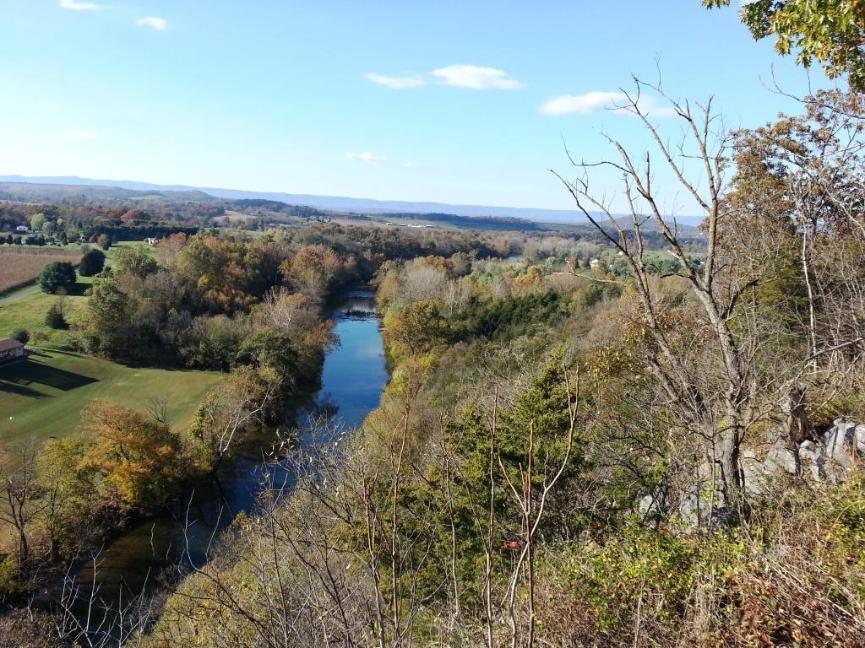 Photo overlooking Shenandoah River