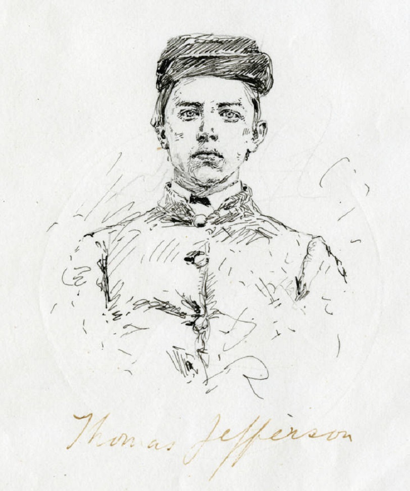 Drawing of Cadet Jefferson