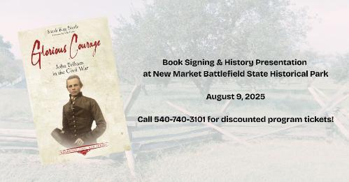 Author and historian Sarah Kay Bierle at New Market Battlefield State Historical Park for a presentation and book signing! Her newest book 