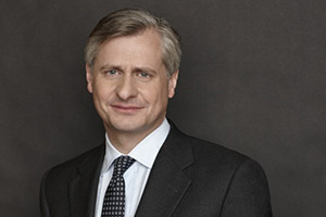 A portrait of Presidential Historian Jon Meacham