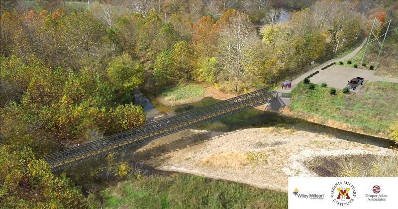 Rendering of Chessie Trail Bridge