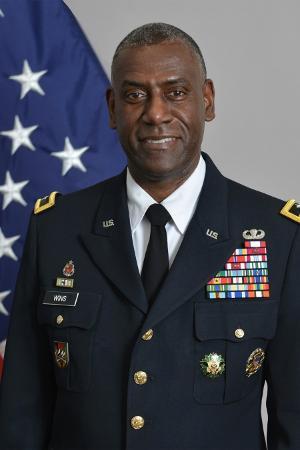 Portrait of Maj Gen Cedric Wins '85