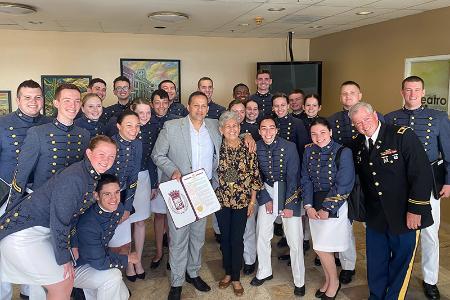 VMI Glee Club during trip to Puerto Rico Spring 2022