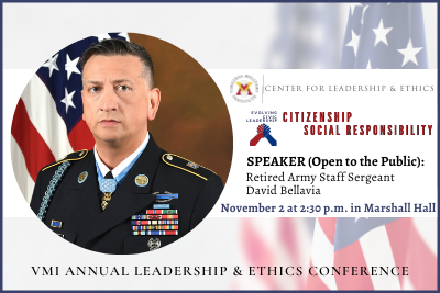 Speaker Announcement, David Bellavia, Retired Army Staff Sergeant