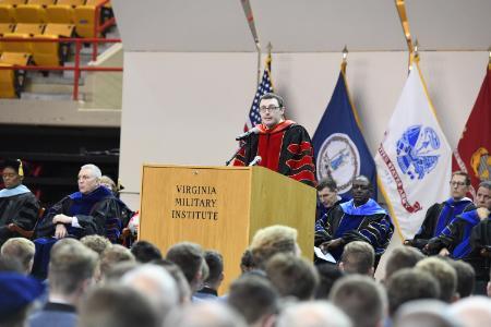 Professor at VMI, a military college in Virginia