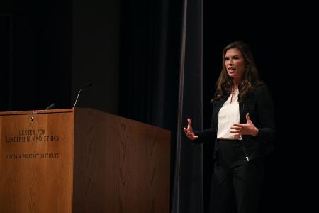 Speaker at VMI during CLE series