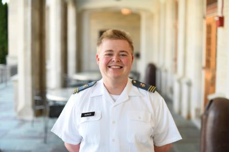 Student at VMI, a military college in Virginia