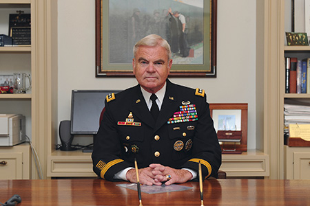 Gen. J.H. Binford Peay III ’62, superintendent emeritus