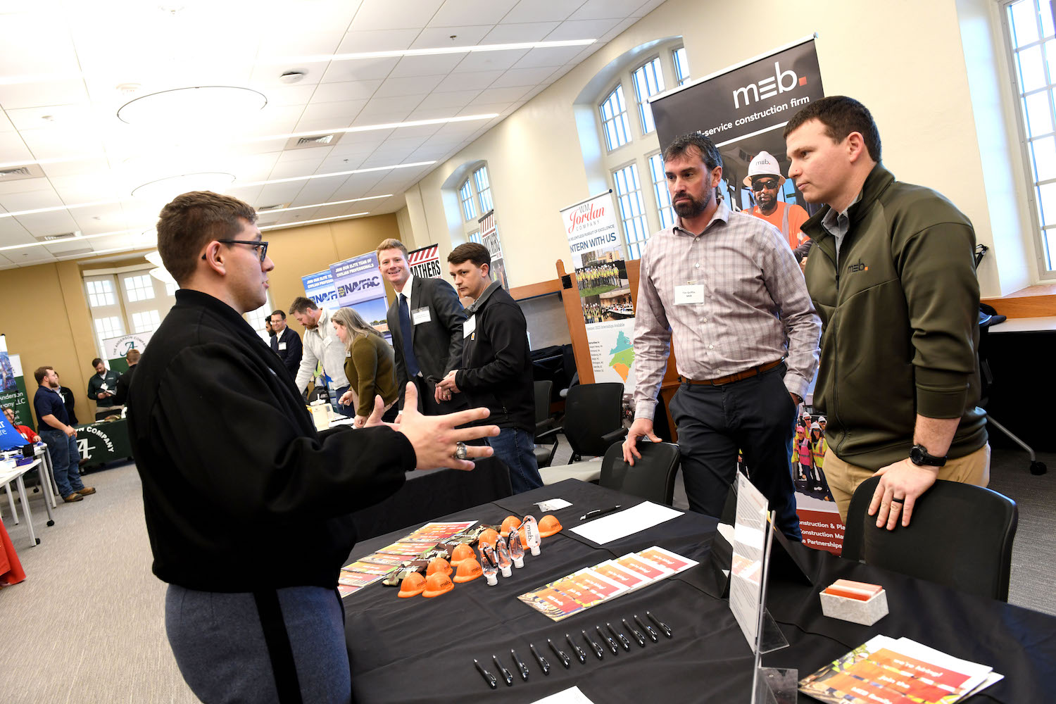 Virginia Military Institute's Spring 2023 Engineering Networking & Internship Fair — an engineering-centered event — was held in Preston Library Feb. 14, 2023.