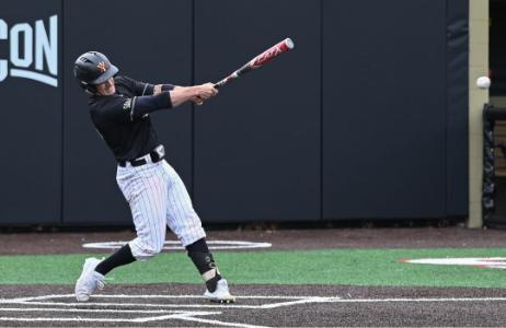 VMI baseball player Ty Swaim '24