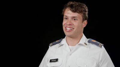 Brooks Freeman '25 sits down for an interview with VMI Alumni Agencies.