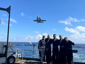 VMI NROTC Midshipman participates in a summer assignment in the Pacific Ocean over the 2023 summer on a nuclear warfare ship.