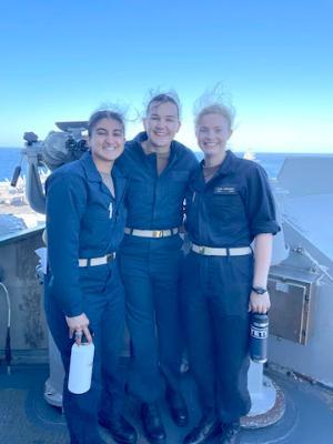 VMI NROTC Midshipman participates in a summer assignment in the Pacific Ocean over the 2023 summer on a nuclear warfare ship.