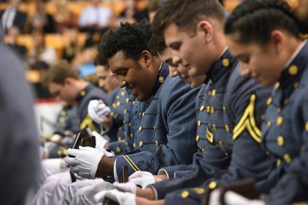 2nd Class cadets received their individualized rings in Cameron Hall Nov. 17, 2023.