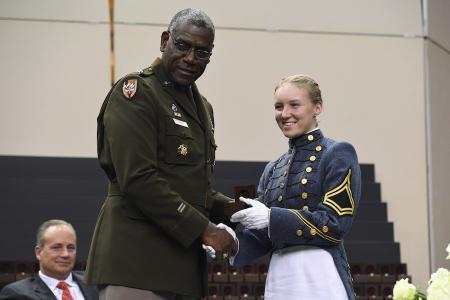 2nd Class cadets received their individualized rings in Cameron Hall Nov. 17, 2023.