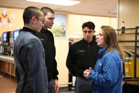 The U.S. Secret Service visited post to speak and interact with students, while discussing career opportunities.