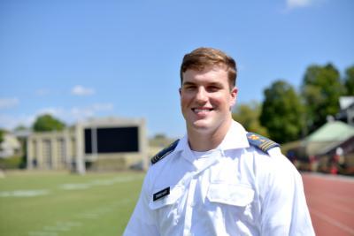 VMI cadet Grand Swinehart in Lexington.