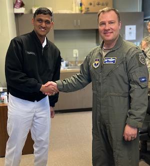 Commander AFROTC Southeast Region Visits VMI