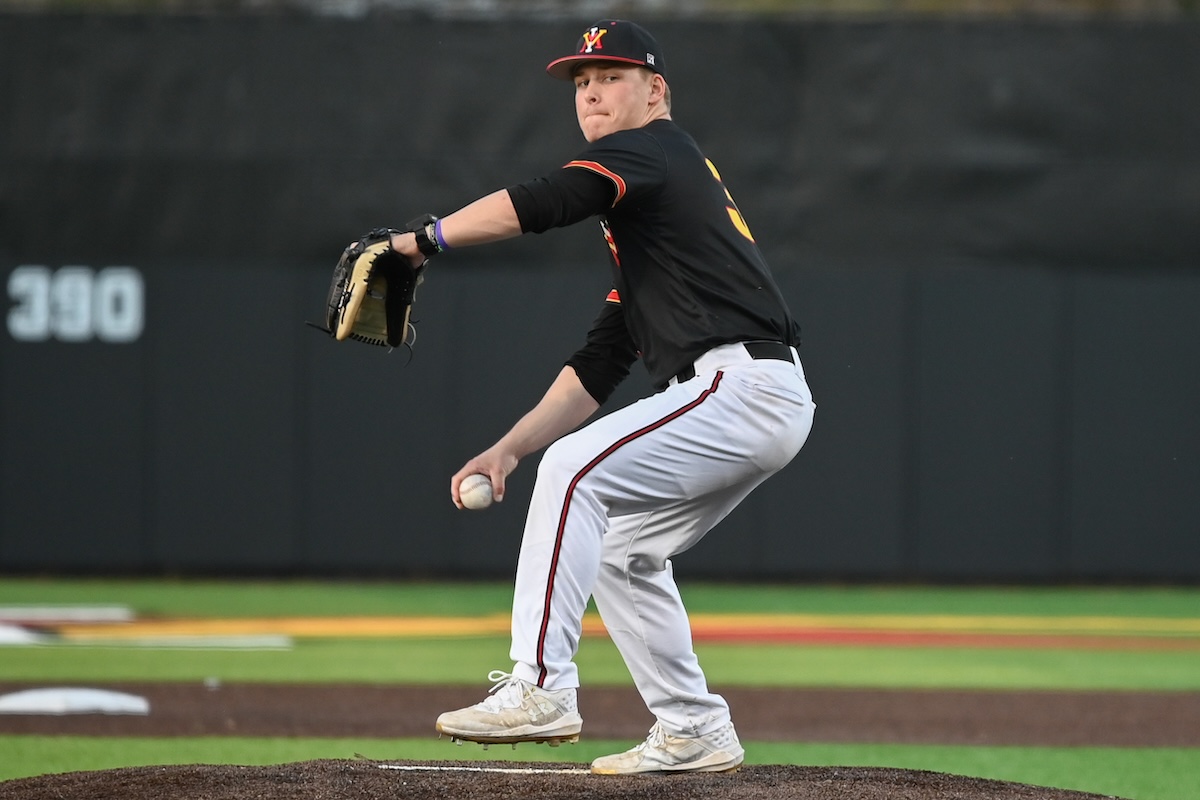 Caden Plummer, a pitcher, talks about his responsibilities with everything as a cadet and cadet-athlete.