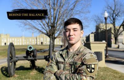 Dyson Dunham, a wrestler, talks about his responsibilities with everything as a cadet and cadet-athlete.