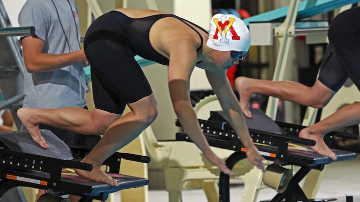 Val Tonnu, a swimmer, talks about her responsibilities with everything as a cadet and cadet-athlete.