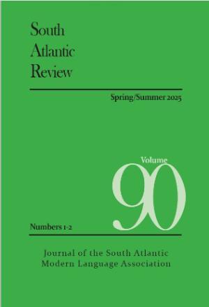 Cover of 2025 Spring/Summer South Atlantic Review