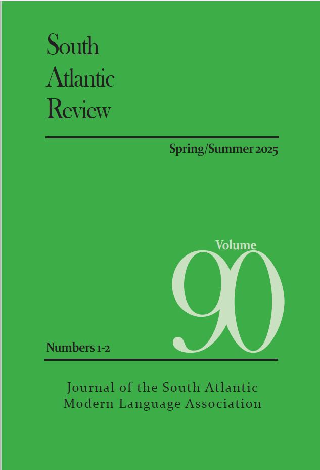 Cover of 2025 Spring/Summer South Atlantic Review