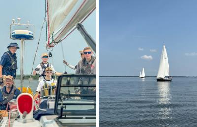 Four Virginia Military Institute cadets recently completed the U.S. Naval Academy’s (USNA) Command and Seamanship Training Squadron.