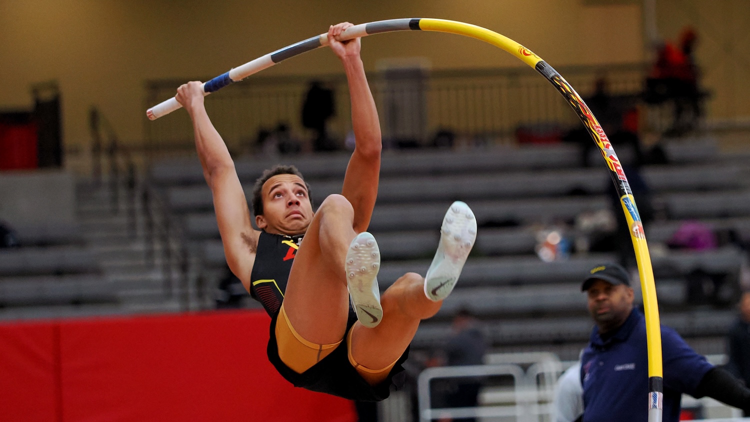Cameron Thomas, a pole vaulter, talks about his responsibilities with everything as a cadet and cadet-athlete.