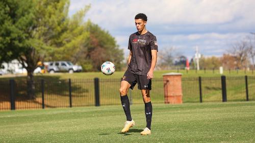Conner Reid on the soccer field.