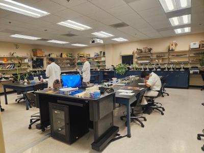 Cadets in the cell and molecular biology course complete BCSI evaluations.