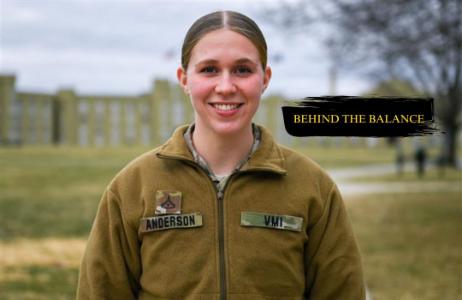 Evelyn Anderson talks about her responsibilities with everything as a cadet and cadet-athlete.