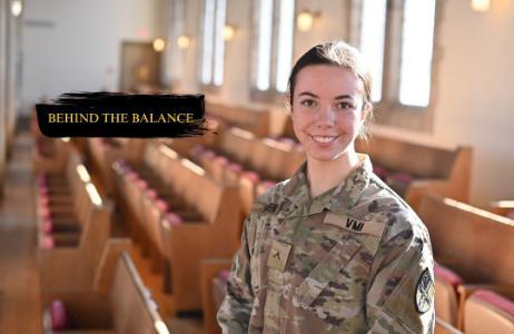 Isabelle Haer talks about her responsibilities with everything as a cadet and cadet-athlete.